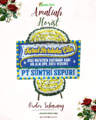 Papan Bunga Duka di Joglo